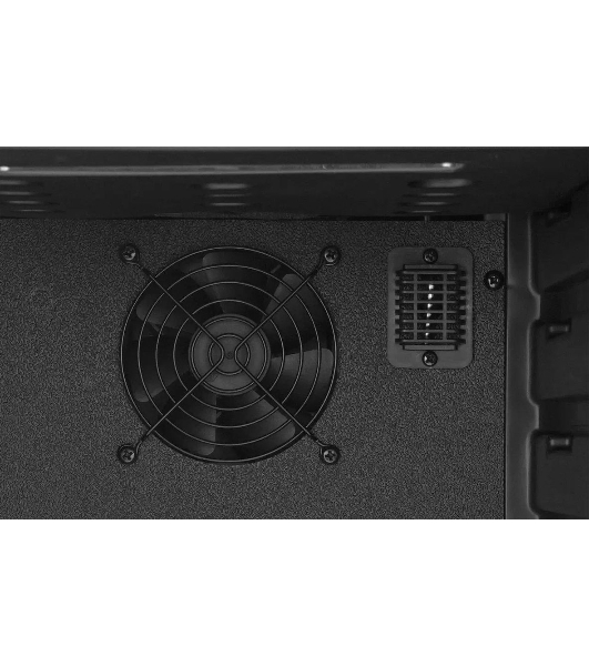 Винный шкаф ZÜGEL ZCWF184DB черный, 50 л, 2 отсека, 18 бут.