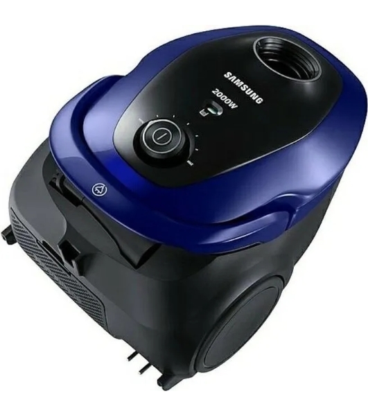 Пылесос Samsung VC20M251AWB синий/черный, 460/2000 Вт, уборка сухая, пылесборник мешок 2.5 л