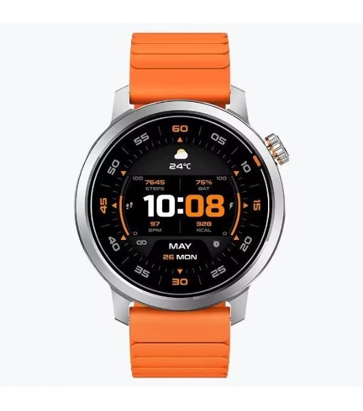 Умные часы KOSPET ORB, 1.43' AMOLED, Bluetooth, IP68, серебристый