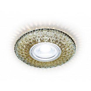 Встраиваемый точечный светильник Ambrella light S333 CF/WR хром/кофе/MR16+3W(LED WARM 3000K)