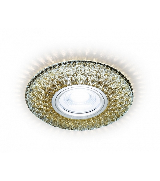 Встраиваемый точечный светильник Ambrella light S333 CF/WR хром/кофе/MR16+3W(LED WARM 3000K)