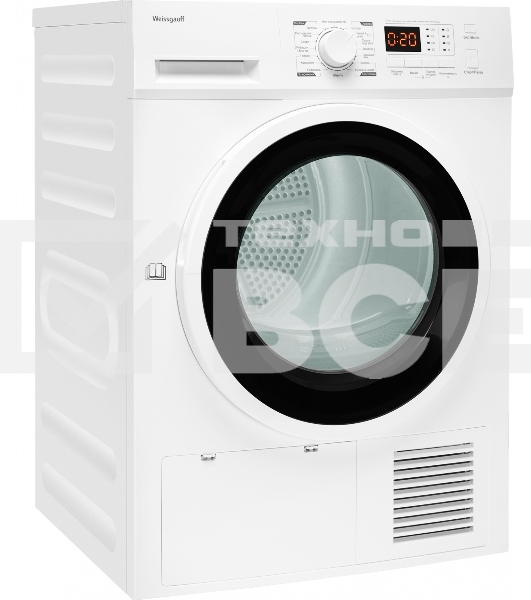Сушильная машина Weissgauff WD 6148 D Heat Pump, белый