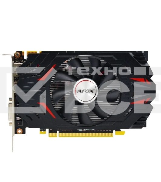 Видеокарта Afox GeForce GTX750 2GB GDDR5 128BIT DVI HDMI VGA ATX SINGLE FAN (AF750-2048D5H6-V3)