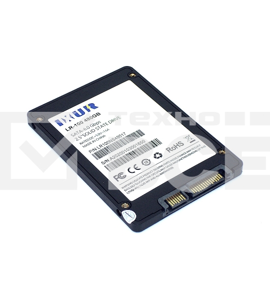 Накопитель SSD IXUR LR-100, 480GB, SATA III, 2.5