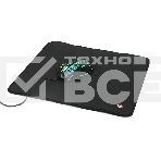 Коврик для мыши Gembird MP-35-30-BLACK, черный, 350х300х3мм, ткань+резина, оверлок, коробка, фото3