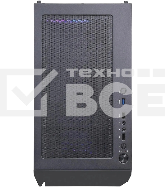 Компьютерный корпус Accord 3312 черный без БП ATX 2xUSB2.0 1xUSB3.0 audio bott PSU