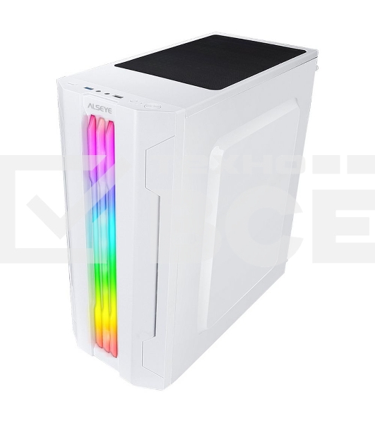 Корпус ALSEYE Auro 3.0-W Mini-ITX/Micro ATX/ATX, USB2.0*2+HD Audio+USB3.0*1, 