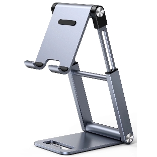 Подставка раздвижная настольная складная для телефона, планшета UGREEN LP263-50324 Gray (50324)