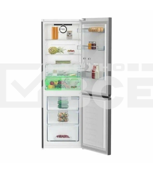 Холодильник Beko B3RCNK362HG серый двухкамерный 220/100л морозилка снизу, No Frost