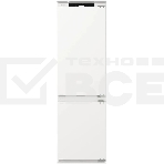 Встраиваемый холодильник Gorenje NRKI517141 белый двухкамерный 175/68 л морозилка снизу, No Frost, фото 1