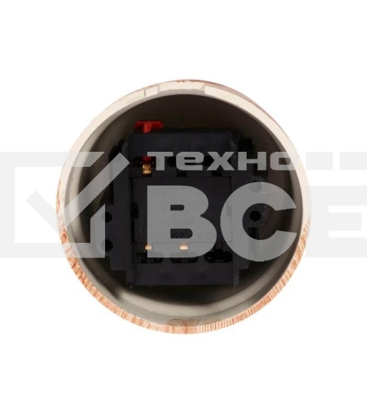 Выключатель проходной поворотный Bironi B1-201-13 1-клавишный, пластик, карельская сосна