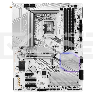 Материнская плата ASRock Z890 Pro RS WiFi White, LGA 1851, Intel Z890, 4xDDR5, 4xSATA, 4xM.2, 1xPCIe 5.0 x16, 2xPCIe 4.0 x16, 1xPCIe x1, 2xUSB-C Thunderbolt 4, 4xUSB-A 3.2 Gen 1, 1xUSB-A 3.2 Gen 2, 1xHDMI, 1xDP, 1x2.5Gb LAN, 5x3.5 мм, 7.1, ATX