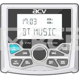 Автомагнитола ACV MARINE AMR-602SW 4x50Вт v5.0 USB 2.0 AUX 3