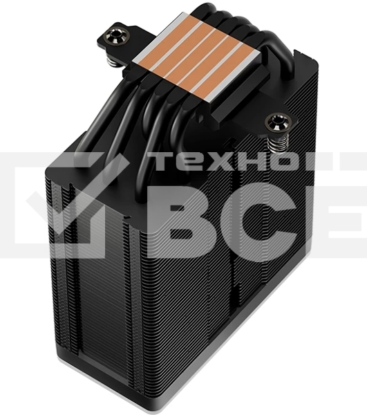 Кулер для процессора DEEPCOOL AG500 BK ARGB V2 черный 120мм алюминий+медь 1900rpm 29.4db 40pin 240W 160мм