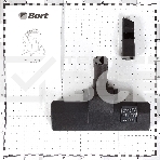 Строительный пылесос Bort BSS-1415-Aqua чёрный/синий, 200/1400 Вт, уборка сухая/влажная, пылесборник мешок/контейнер, 15 л, фото5