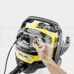 Строительный пылесос Karcher WD 6 P S V-30/8/35/T (YSY) желтый, 300/1300 Вт, уборка сухая/сбор воды, пылесборник мешок/контейнер, 30 л, фото7