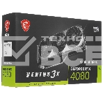 Видеокарта MSI RTX4080 VENTUS 3X E OC 16GB GDDR6X 256bit 2xDP 2xHDMI 3FAN RTL, фото2