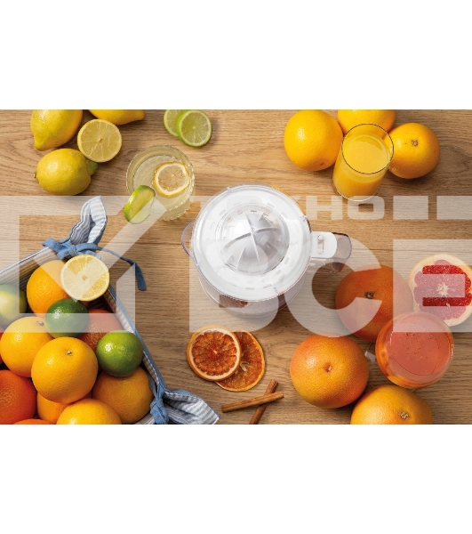 Соковыжималка Gorenje CJ30E белый/серебристый, цитрусовая, 30 Вт, 800 мл, механическое