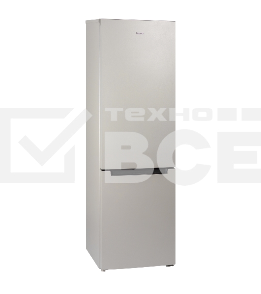 Холодильник Бирюса M6130 металлик двухкамерный 245/100л морозилка снизу