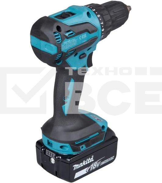 Дрель-шуруповерт Makita DDF490SFJ аккум. патрон:быстрозажимной