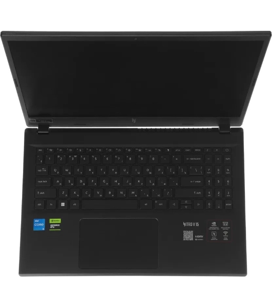 Ноутбук Acer Nitro V 15/15.6'/IPS/AMD Ryzen 7 170/16Gb/512Gb SSD/nVidia GeForce RTX 5050 8Gb/NoOS/черный/2.1kg