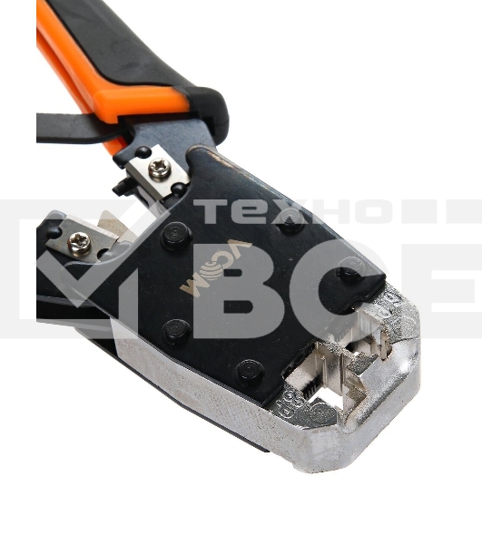 Клещи обжимные VCOM NT081 (кримпер), для разъемов 8p8c, с фиксатором