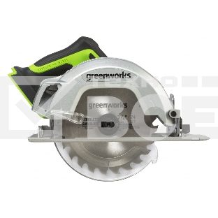 Циркулярная пила аккумуляторная GreenWorks GD24CS 24В, без АКБ и ЗУ (1500907)