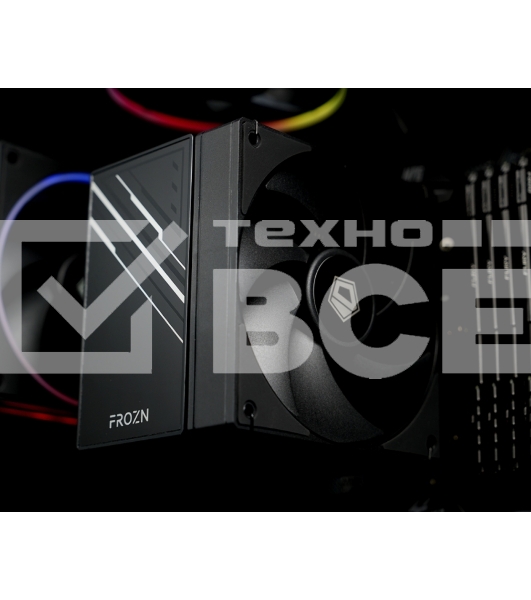 Кулер для процессора ID-COOLING FROZN A610 черный 120мм алюминий+медь 2000rpm 30db 4-pin 250W 155мм