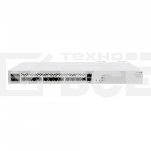 Маршрутизатор Mikrotik CCR2116-12G-4S+ Cloud Core Router 2116-12G-4S+ with Amazon Annapurna Labs Alpine v3 AL73400 CPU (16-cores, 2GHz per core), 16GB RAM, 4xSFP+ cage, 13xGbit LAN, M.2 PCIe slot, RouterOS L6, 1U rackmount case, Dual PSU