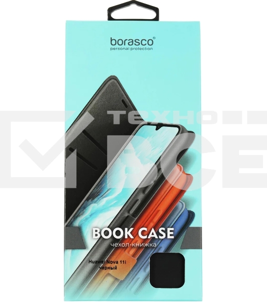 Чехол (флип-кейс) BoraSCO для Huawei Nova 11i 71450 черный (72185)