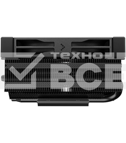 Кулер для процессора DEEPCOOL AN400 черный, 92 мм, алюминий/медь, 2950 об/мин, 23.2 дБ, 4 pin, 150 Вт, 52.5 мм
