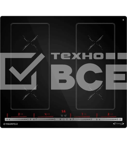Индукционная варочная поверхность Maunfeld CVI594SB2BKA черный
