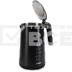 Чайник электрический Hyundai HYK-S4017 1.7л. 2200Вт черный корпус: металл, фото2