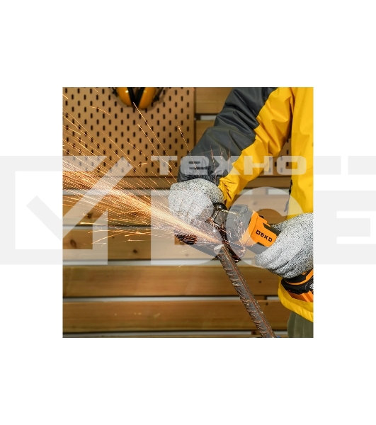 Углошлифовальная машина Deko DKAG20-125 8500об/мин рез.шпин.:M15 d=126мм