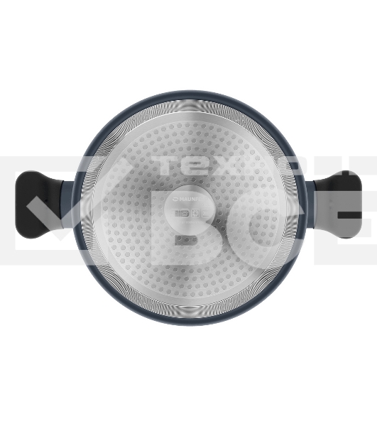 Кастрюля Maunfeld FRIDA MCS29FA02DG из кованого алюминия со стеклянной крышкой, 20 см, 2,9 л.