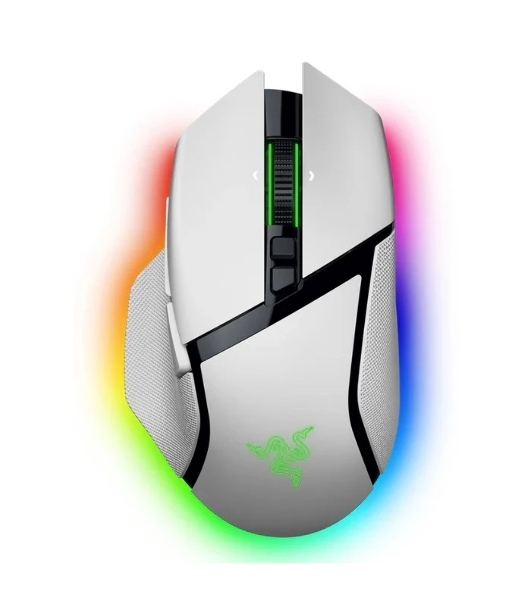 Мышь беспроводная/проводная Razer Basilisk V3 Pro 35K белый, 35000 dpi, радиоканал, Bluetooth, USB, кнопки - 11