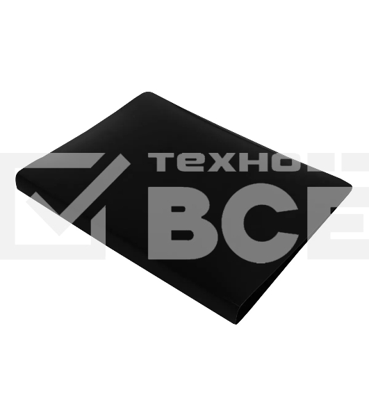 Папка метал.зажим Бюрократ DeLuxe DL07CBLCK A4 пластик 0.7мм кор.27мм черный