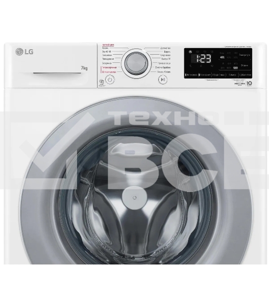 Стиральная машина LG F2V3HS4W белый, загрузка фронтальная 7 кг, 1200 об/мин., класс: A
