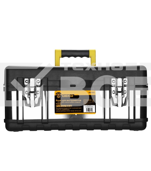 Ящик для инструментов пластиковый с металлическими вставками DEKO RDKTB30 (41х21.5х18.5см)