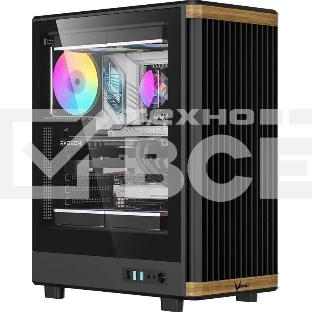 Компьютерный корпус Aerocool / Formula TimberLine T1 черный без БП ATX 4x120mm 1xUSB2.0 1xUSB3.0 1xUSB3.1 audio bott PSU