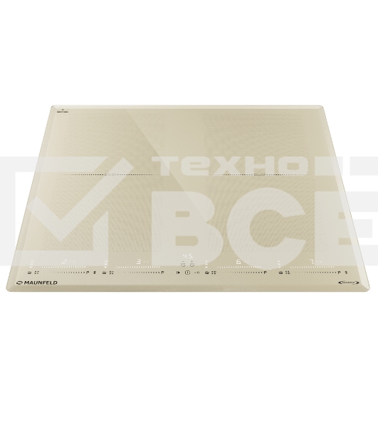 Индукционная варочная панель Maunfeld CVI594SF2BG LUX Inverter бежевый