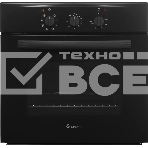 Духовой шкаф электрический Gefest 602-01 А (чёрный), встраиваемый, фото 1