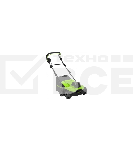 Аэратор/скарификатор аккумуляторный GreenWorks GD40SC38II, 40V, бесщеточный, без АКБ и ЗУ (2517607)
