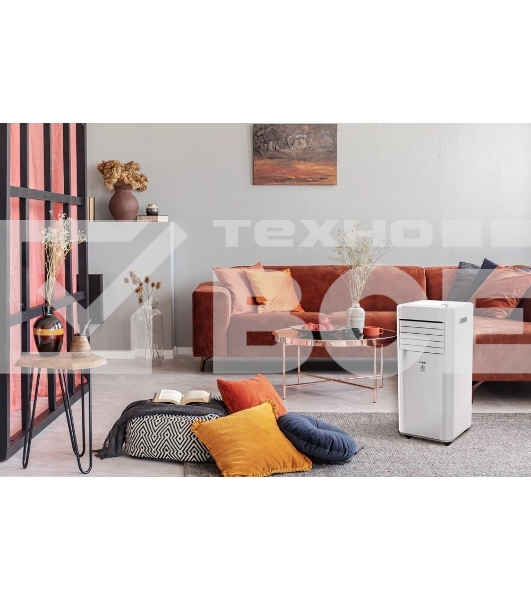 Кондиционер мобильный FUNAI CROCUS MAC-CS22CON01 7500 BTU, 15 м², 53 дБ, охлаждение, белый