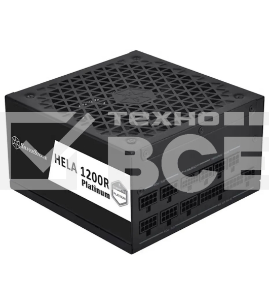 Блок питания Silverstone HELA 1200R RTL (SST-HA1200R-PM), 1200Вт, 80 PLUS Platinum, 135мм, модульный, черный