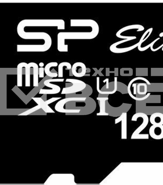 Флеш карта microSDXC 128Gb Class10 Silicon Power SP128GbSTXBV1V20 Elite w/o adapter