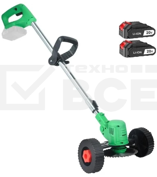 Триммер электрический Deko GreenCut 20 Pro аккум. 650Вт неразбор.штан. реж.эл.:леска/нож/диск