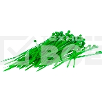 Хомуты Сибртех 100 х 2,5 мм, пластиковые, зеленые, 100 шт., фото2