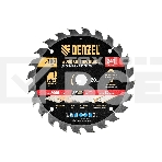 Пильный диск по дереву Denzel ф190 х 20 мм, 24 зубьев 733347, фото 1
