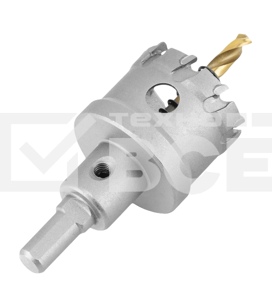 Коронка по металлу Denzel твердосплавная, 41 мм